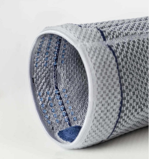 Bauerfeind braces genutrain A3 - binnenkant